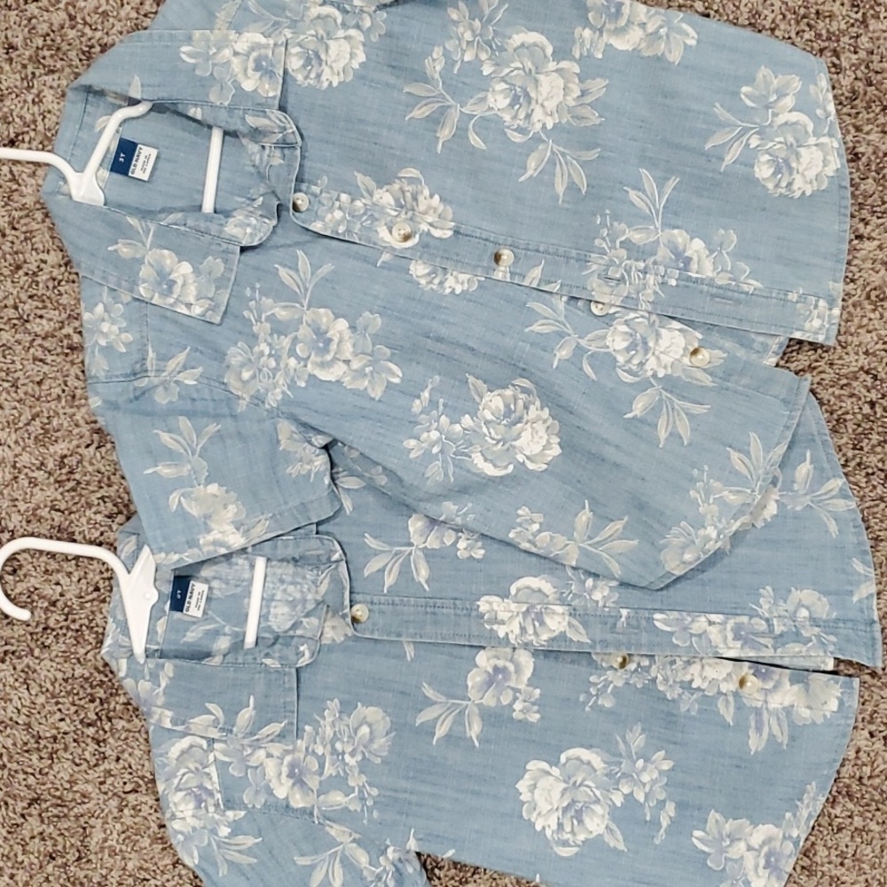 Toddler floral shirts